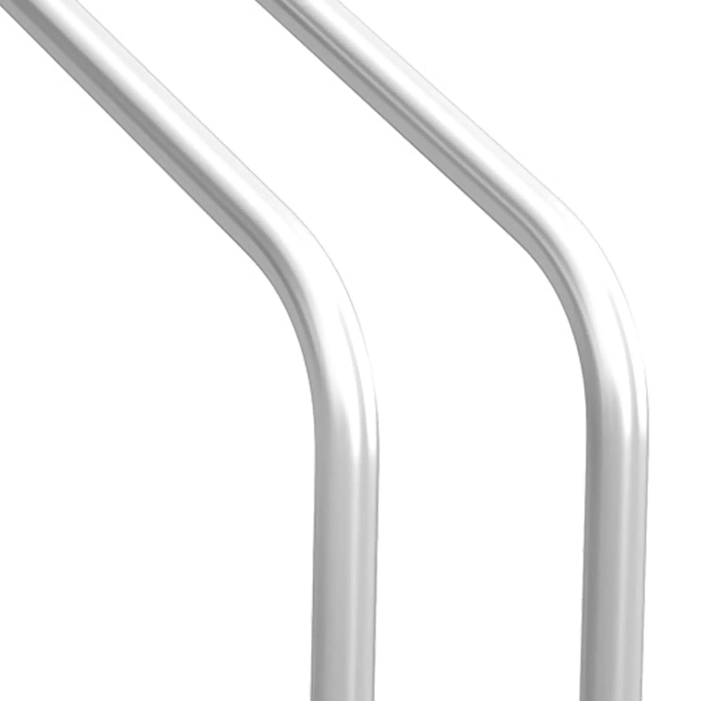 Porte-vélos ajustable pour 2 vélos, support en acier, organisateur de garage, argent