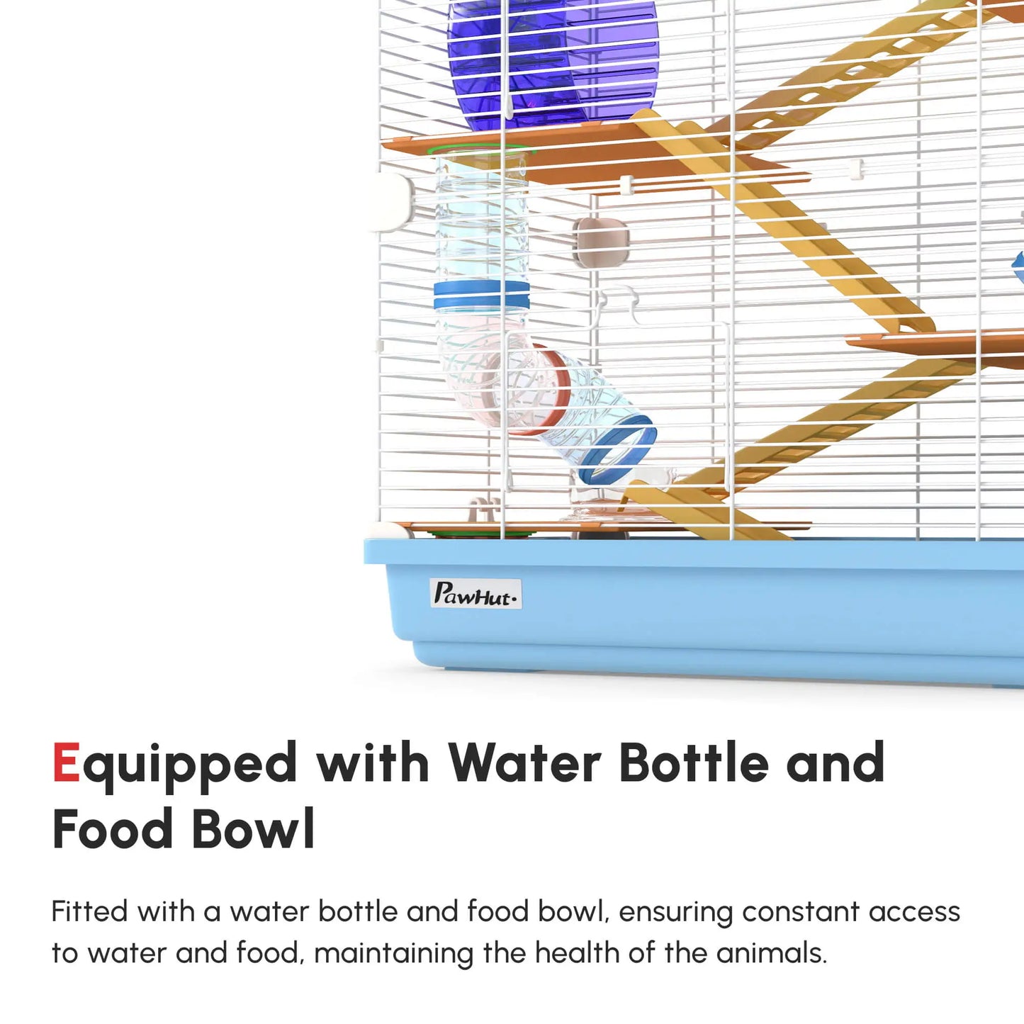 5-Tier Hamster Cage, Exercise Wheels, Play Tube, Green Hamster Cages at Gallery Canada