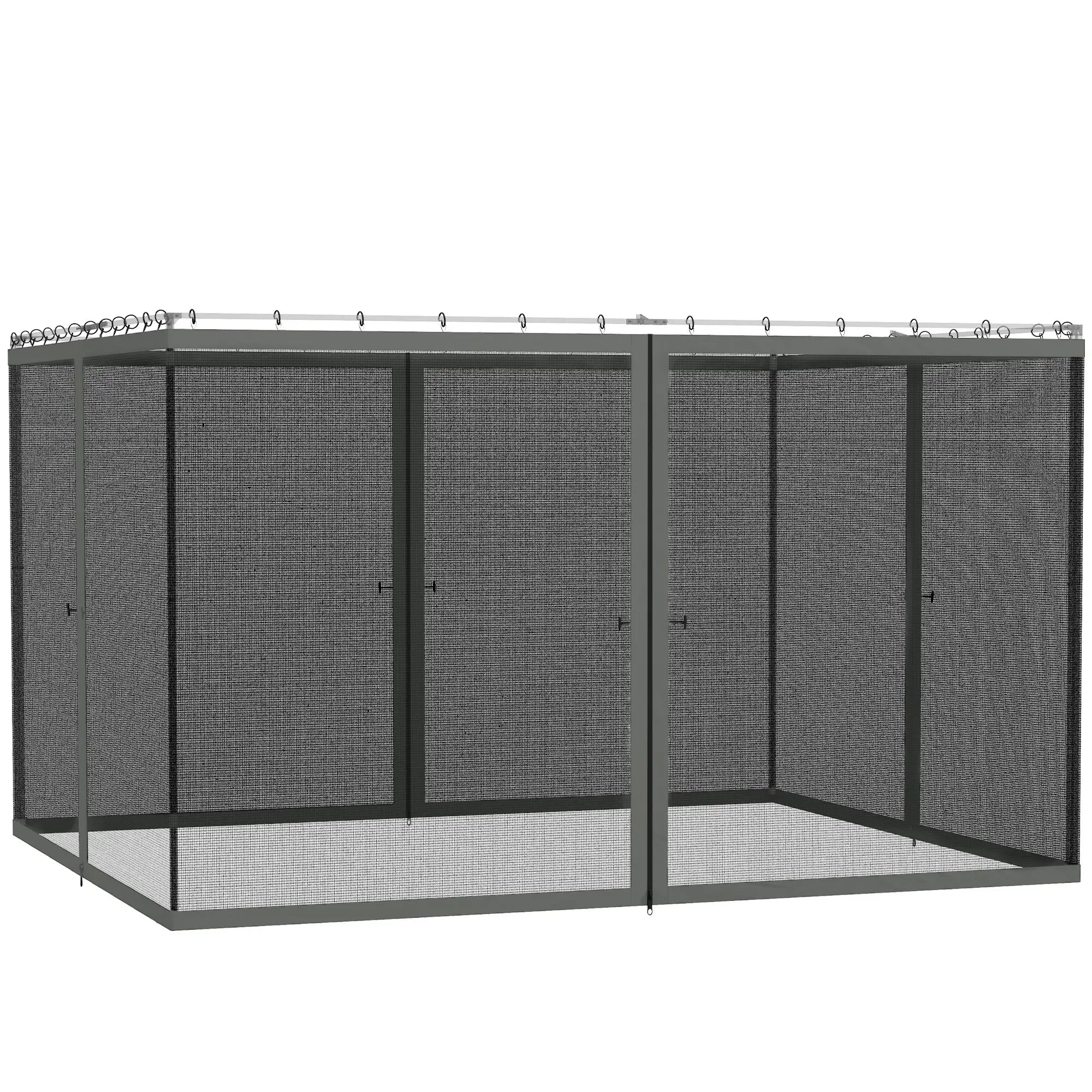 Replacement Mosquito Netting, 10' x 12', Black, Dark Grey Gazebos at Gallery Canada
