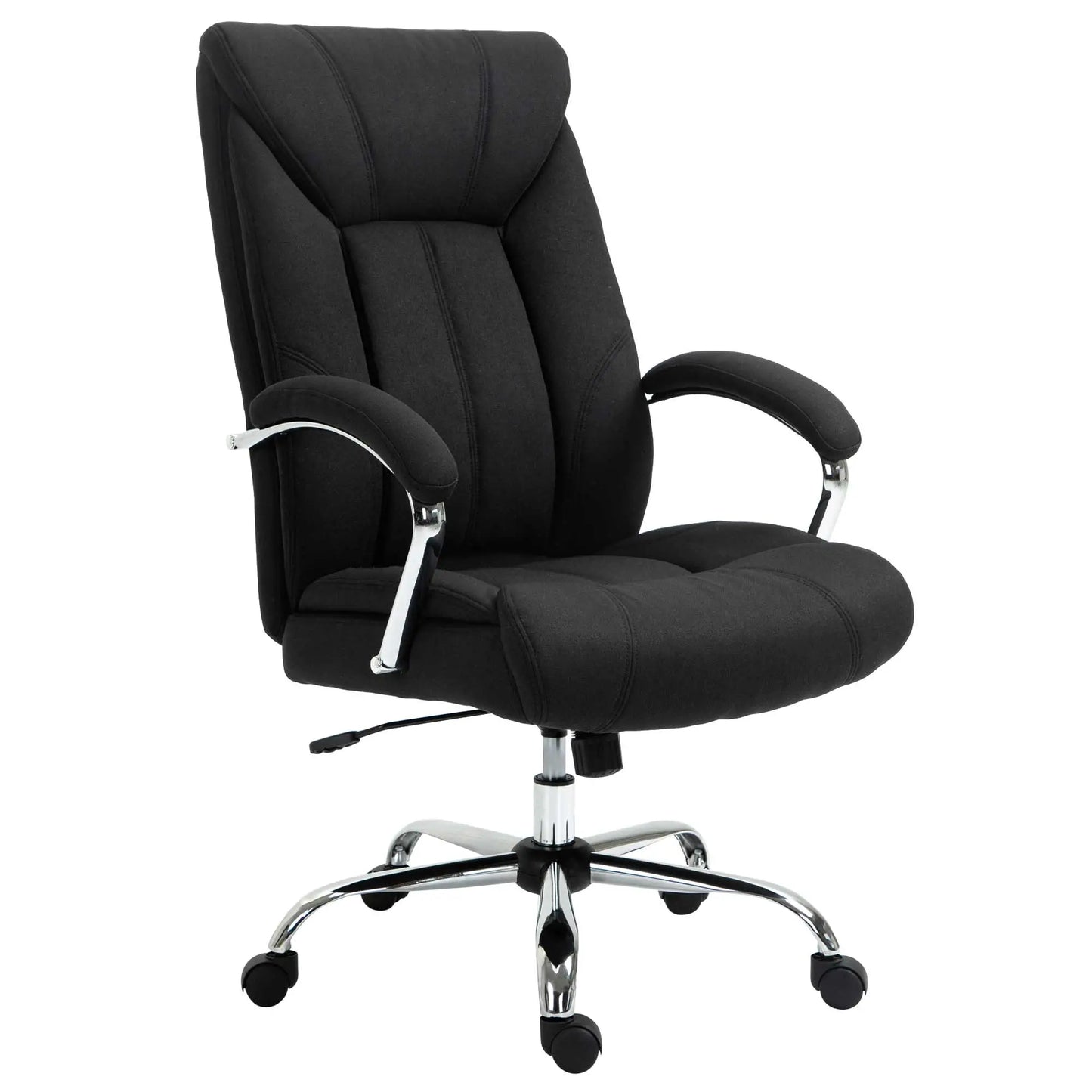 Ergonomic High Back Swivel Office Chair, Adjustable Height, Black Executive & Manager Chairs Black at Gallery Canada