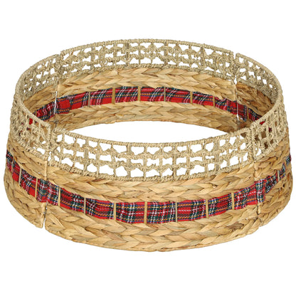 23 Inch Rustic Christmas Tree Skirt, Water Hyacinth Collar, Natural Christmas Trees at Gallery Canada