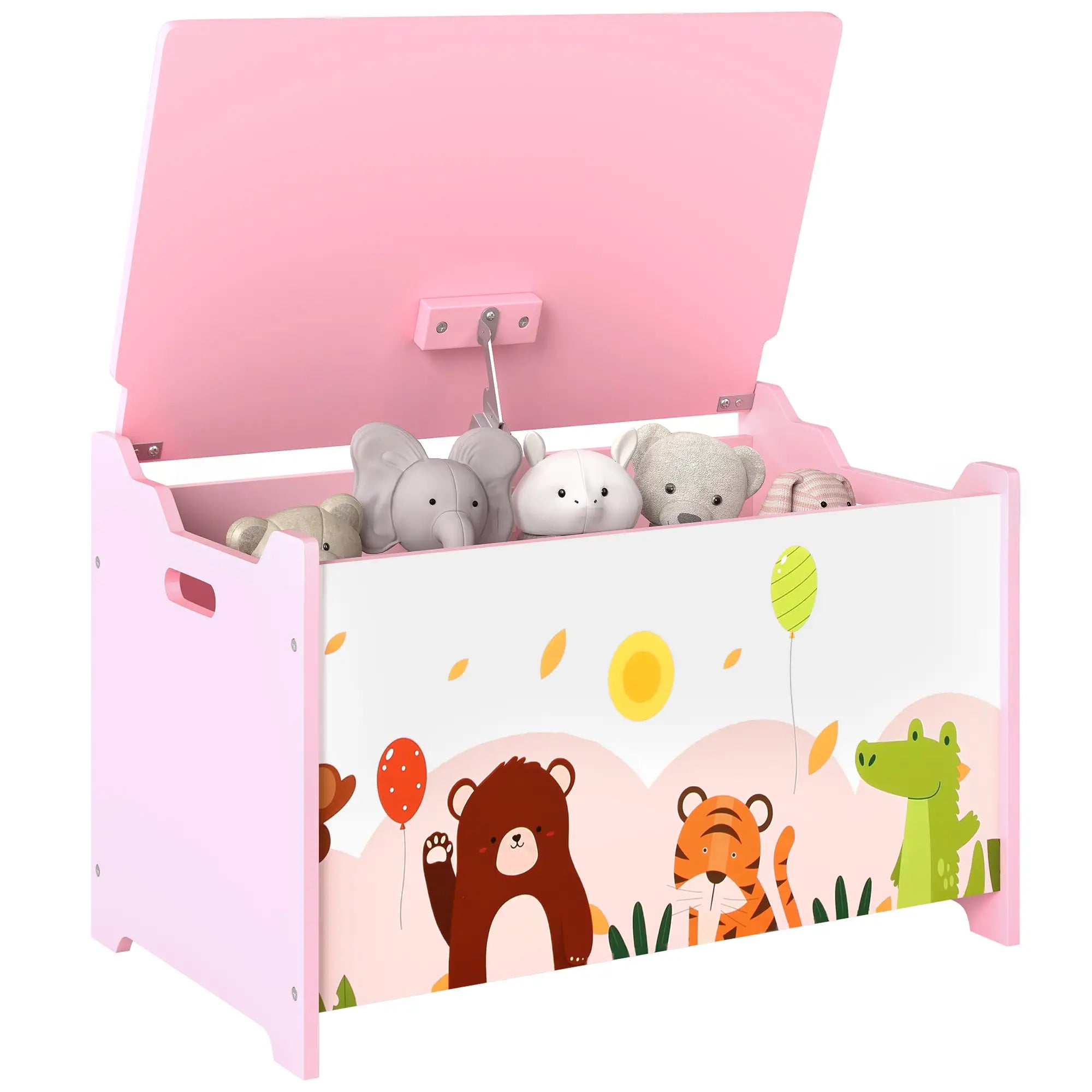 Kids Storage Chest with Lid, Toy Box Organizer, Pink Baby & Kids Storage at Gallery Canada