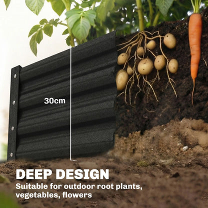 6 x 3 x 1ft Galvanized Raised Garden Bed, Black Outdoor Planter Box, Black Galvanized Planter Boxes at Gallery Canada