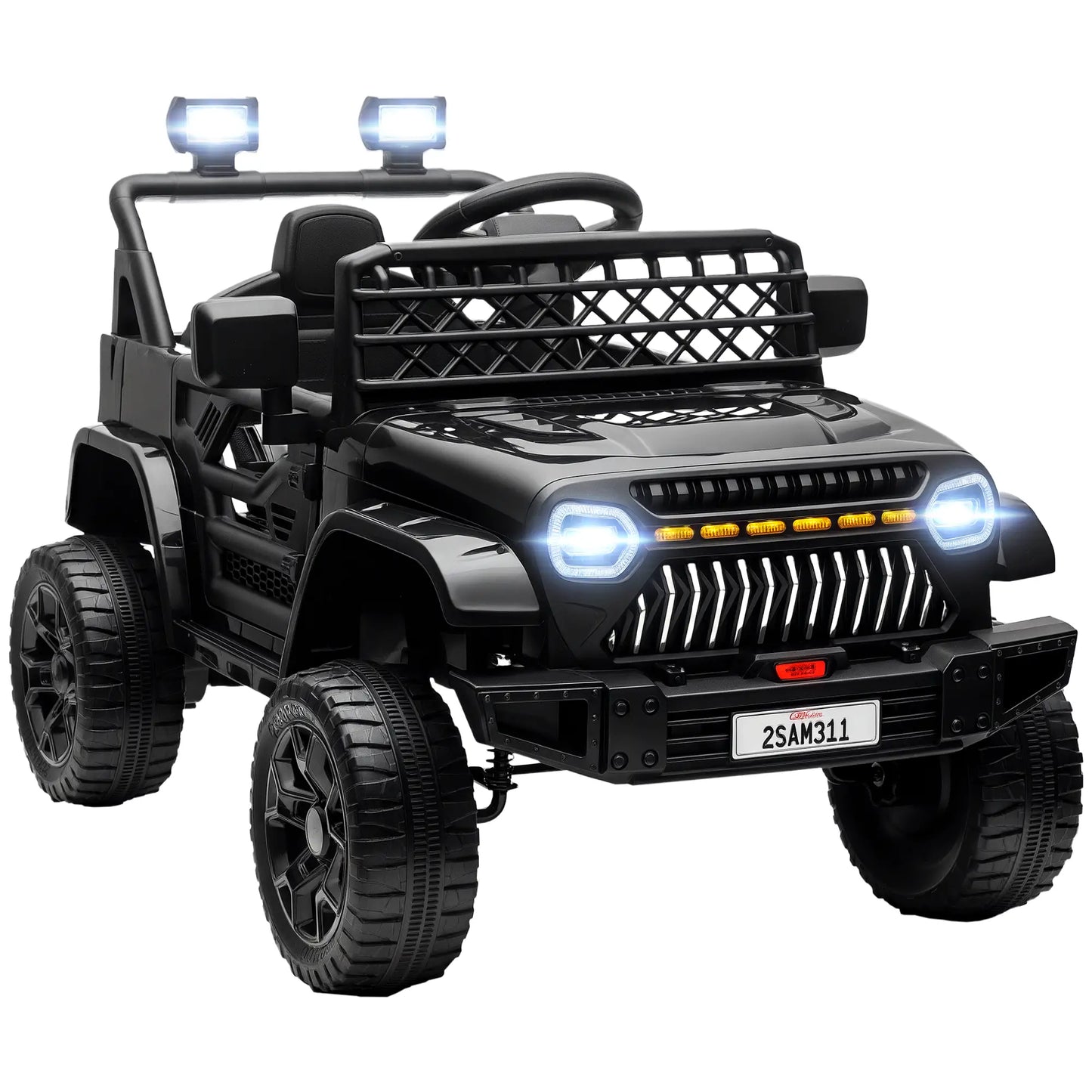 12V Ride On Truck, Electric Car For Kids, Remote Control, Black Electric Toy Cars at Gallery Canada