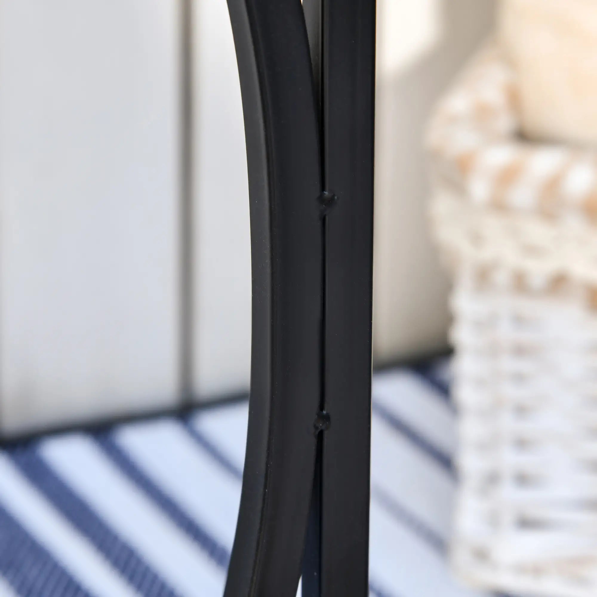 Mosaic Side Table, C Shape Frame, Indoor Outdoor Coffee End Table Patio Side Tables at Gallery Canada