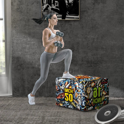 Soft Plyo Box, 3-in-1, Non-Slip Jump Box, 24" x 20" x 16" More-Strength Training Equipment at Gallery Canada