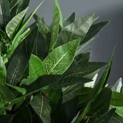 4FT Artificial Laurel Tree Set, Lifelike Fake Plant, Green Artificial Trees at Gallery Canada