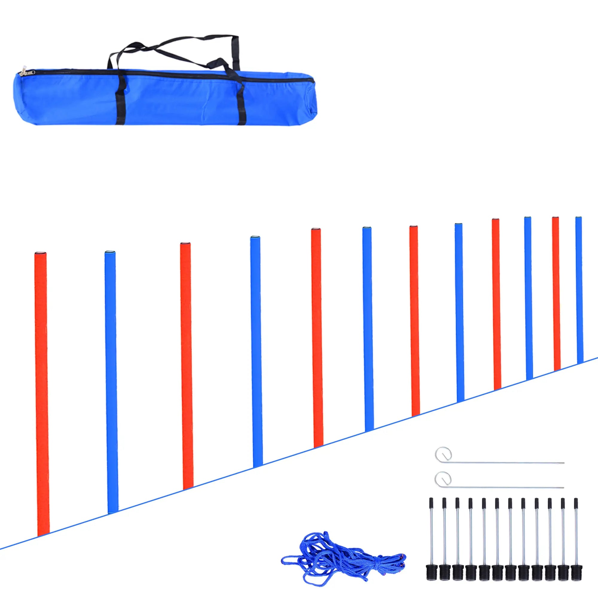Dog Agility Equipment Set, Portable Training for Outdoor Play Dog Agility Training Equipment at Gallery Canada