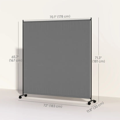 Outdoor Room Divider, Rolling Privacy Screen, 6ft Tall Side Awnings at Gallery Canada