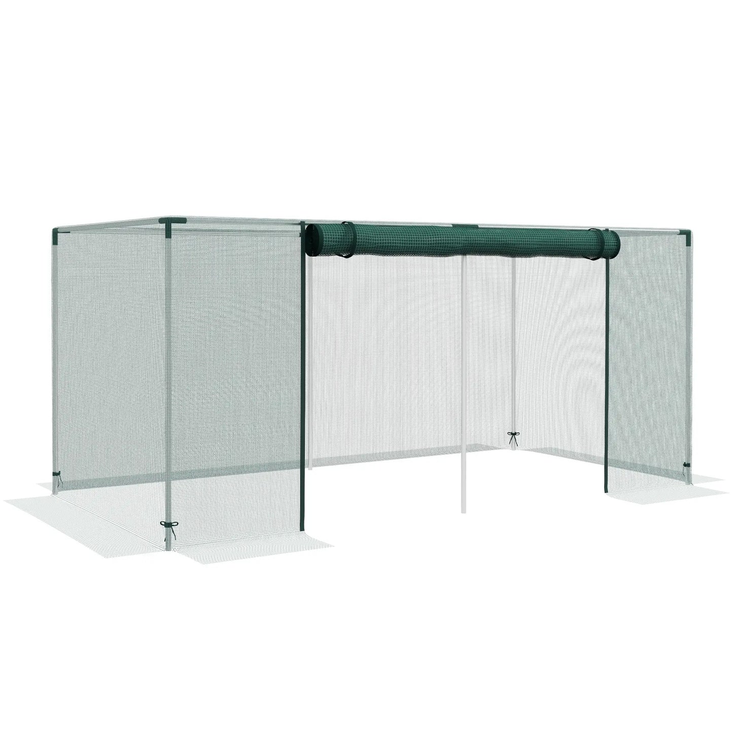 Galvanized Steel Crop Cage, Plant Protection Tent, 8' x 4', Green Walk In Greenhouses at Gallery Canada