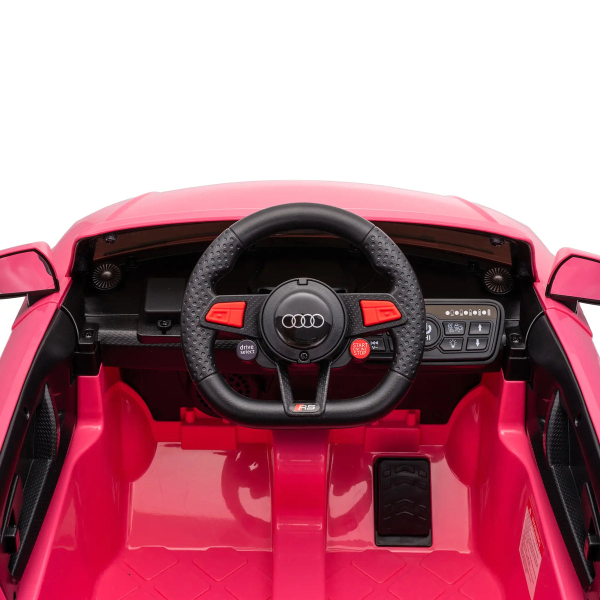 Voiture électrique pour enfants 12V, Audi TT RS avec télécommande, Rose