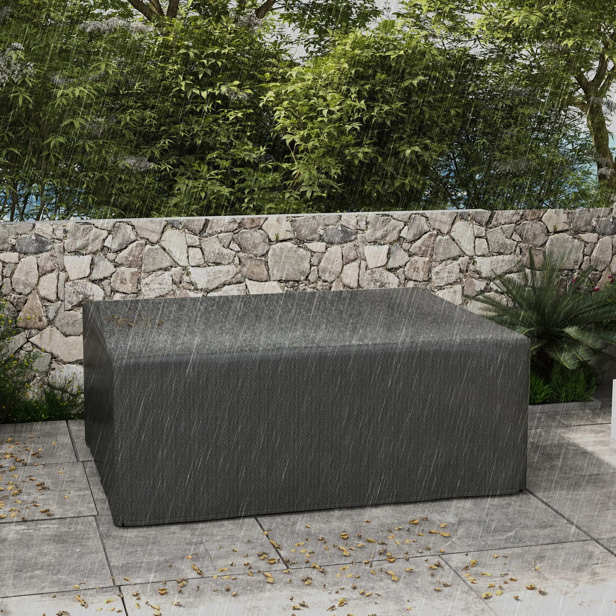 Large Outdoor Furniture Covers, Waterproof Anti-UV Protection, Grey Patio Furniture Covers at Gallery Canada