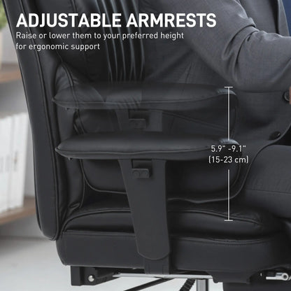 Big and Tall Office Chair, 400 lbs, Overstuffed Desk Chair Executive & Manager Chairs at Gallery Canada