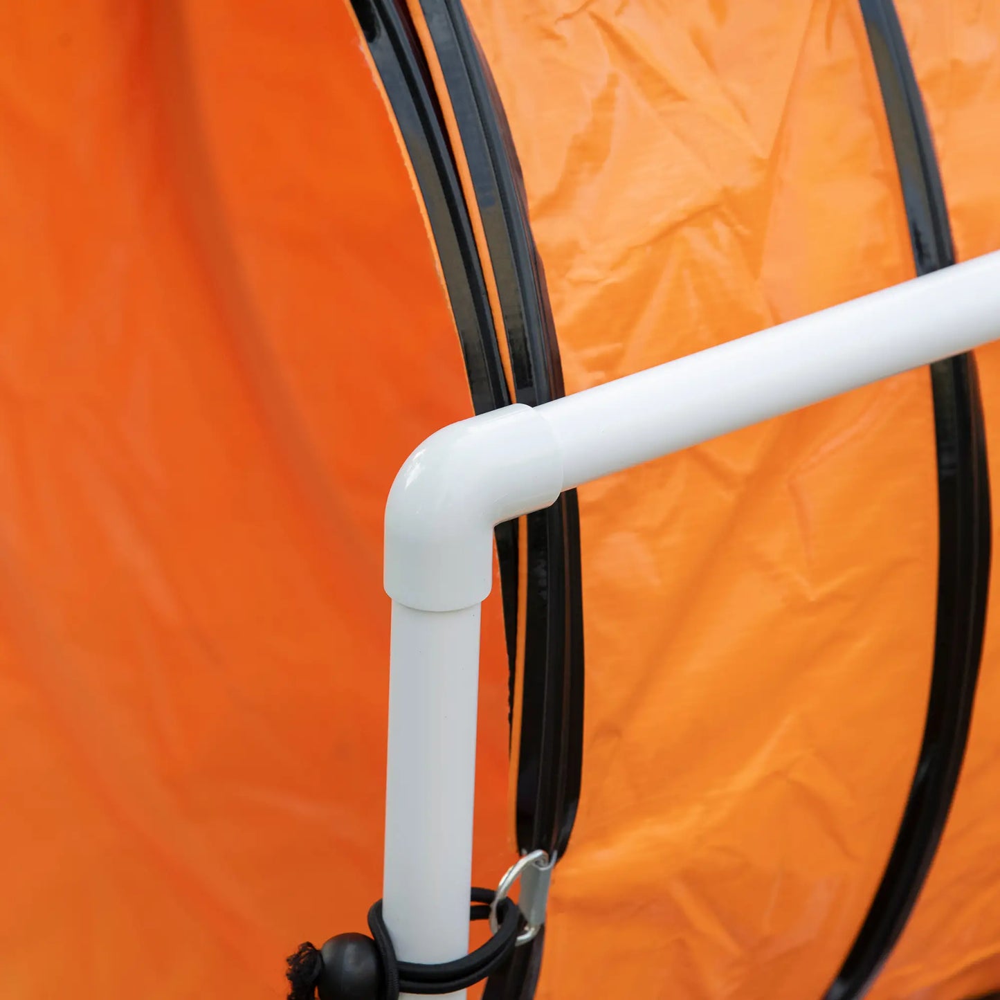 Dog Tunnel, 13 Foot Long, 24" Open Pet Agility Equipment with 2 Support Brackets, Carrying Bag, Orange Dog Agility Training Equipment at Gallery Canada