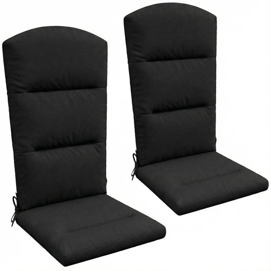 Patio Chair Cushion For Adirondack Chairs, Black Patio Chair Cushions Black at Gallery Canada