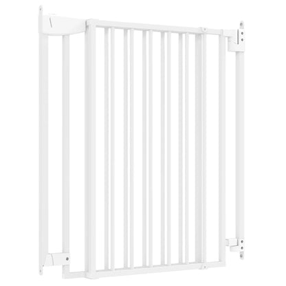 28.3-42.7 In Wide Dog Gate, Dual Locks, White Pet Gates at Gallery Canada