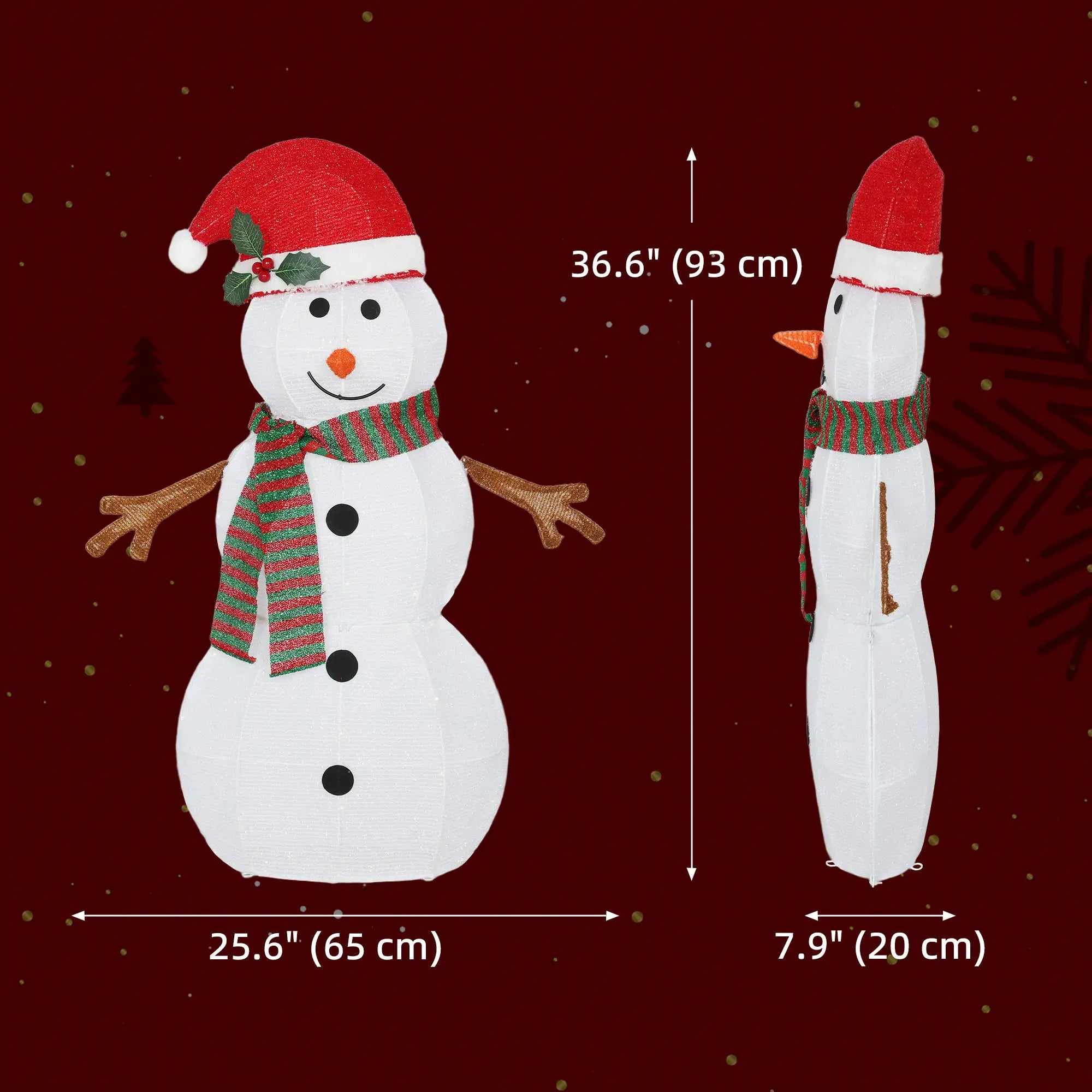 LED Christmas Snowman Decoration, Outdoor, IP44 Waterproof Christmas Decorations at Gallery Canada