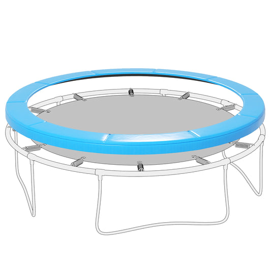 12ft Trampoline Replacement Pad, Spring Cover, EPE Foam, Light Blue Trampolines Light Blue at Gallery Canada