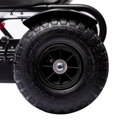 Kids Pedal Go Kart, Adjustable Bucket, Handbrake, 4 Rubber Wheels, Black Pedal Go Karts for Kids at Gallery Canada