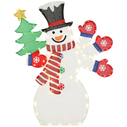 4FT Lighted Snowman, 148 LEDs, IP44 Waterproof, Outdoor Yard Decor Christmas Decorations at Gallery Canada