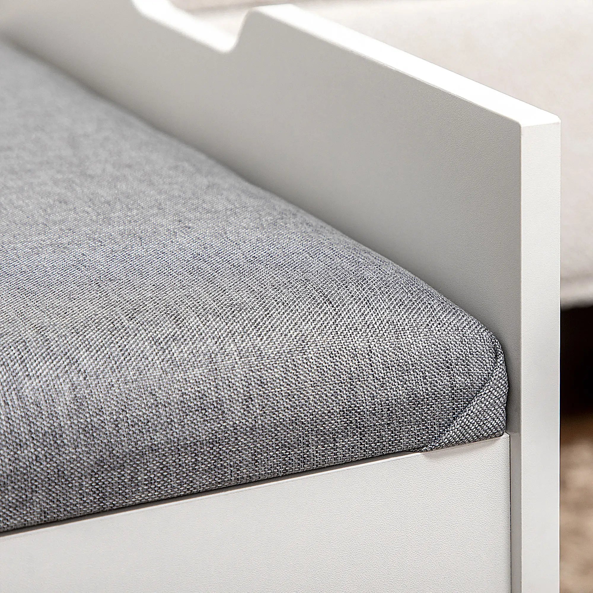 White Vanity Set with Flip Top Mirror, Desk with Stool, Drawer, White Dressing & Vanity Tables at Gallery Canada