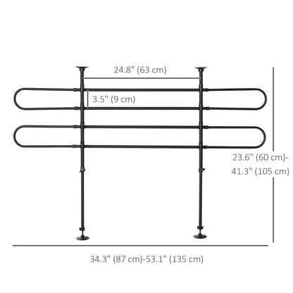Adjustable Pet Car Barrier, SUV Van Back Seat Dog Fence, Black Houses, Kennels & Pens at Gallery Canada