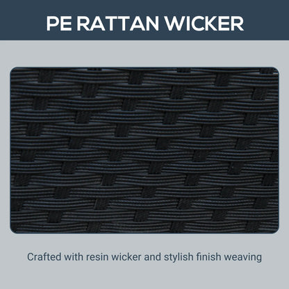 5-Piece Wicker Patio Dining Set, Removable Cushions, Glass Table, Cream Outdoor Dining Sets at Gallery Canada