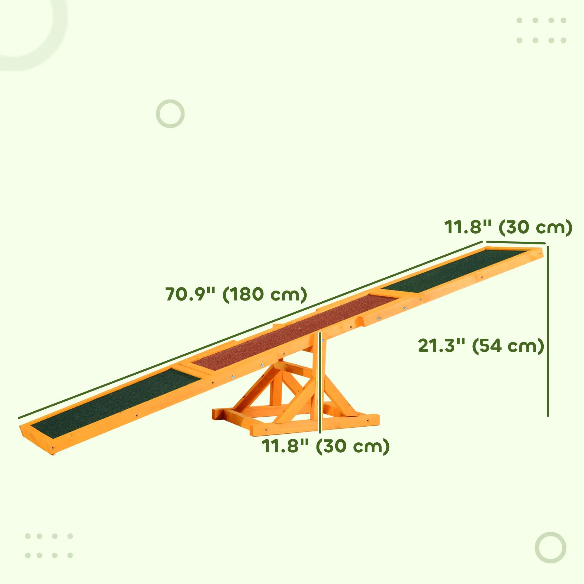 Wood Pet Seesaw Platform, Dog Agility Training Equipment, Weather Resistant Dog Agility Training Equipment at Gallery Canada