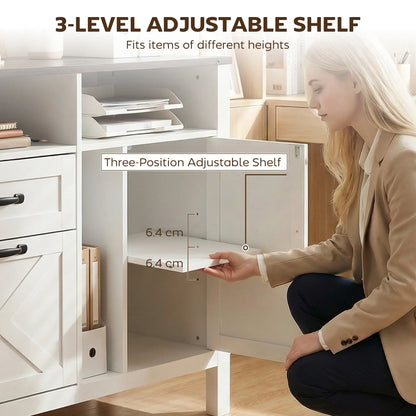 Lateral Filing Cabinet For Letter/A4 Hanging Files, White Office Cabinets & Cupboards at Gallery Canada