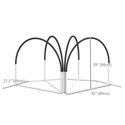 Dog Agility Kit, Obstacle Course Training Equipment, Weave Poles, Carry Bag, Black Dog Agility Training Equipment at Gallery Canada