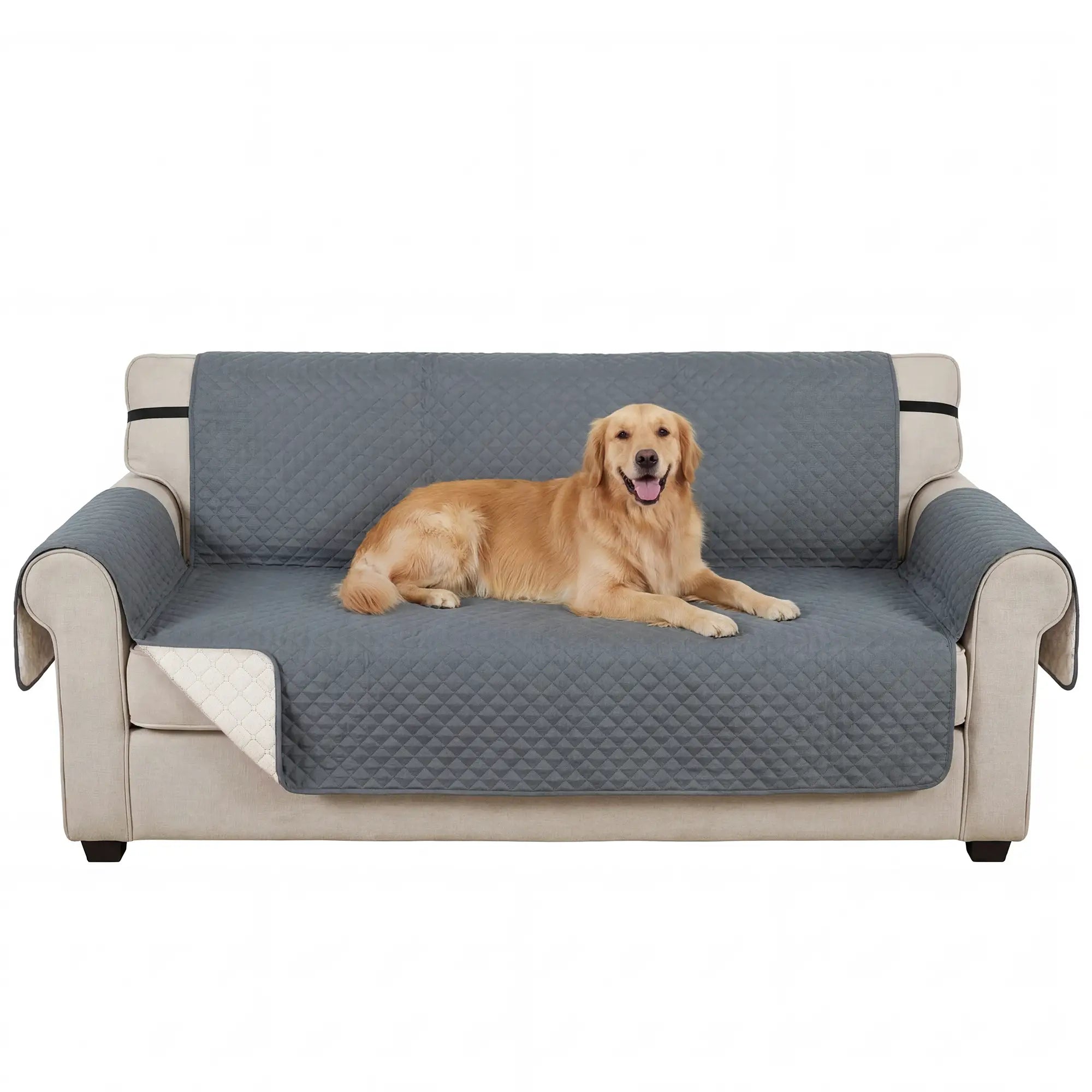 Waterproof Sofa Cover, 3 Seater, Non Slip, Elastic Straps Dog Sofas at Gallery Canada