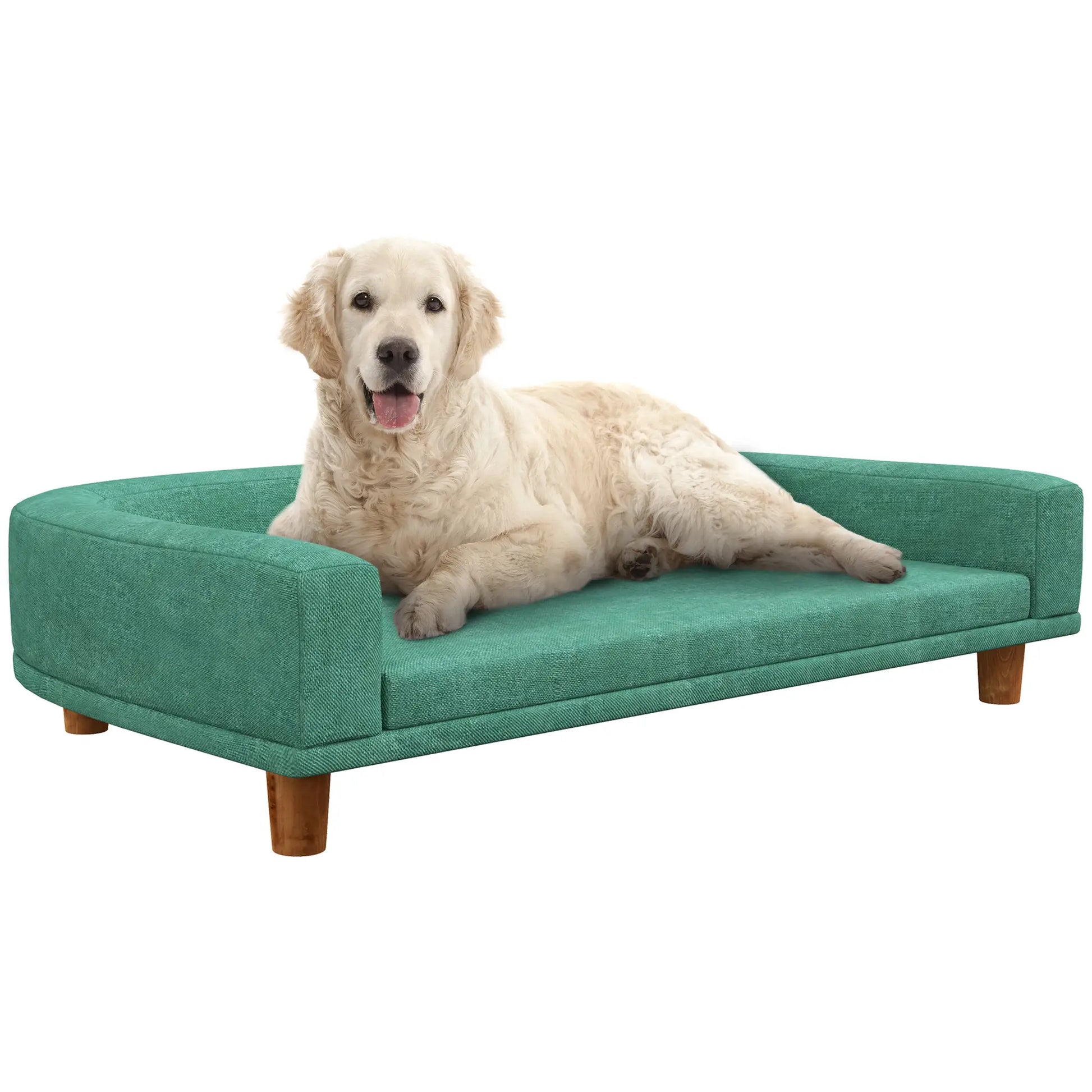 Dog Sofa for Large Dogs, Washable Cover, Anti-Slip Pads, Green Dog Sofas at Gallery Canada