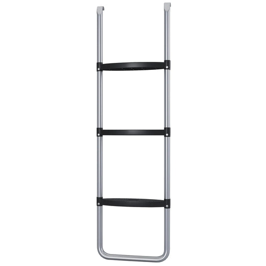 Steel Trampoline Ladder, 2/3 Steps, 43 Inch Length Trampolines Silver Tone at Gallery Canada