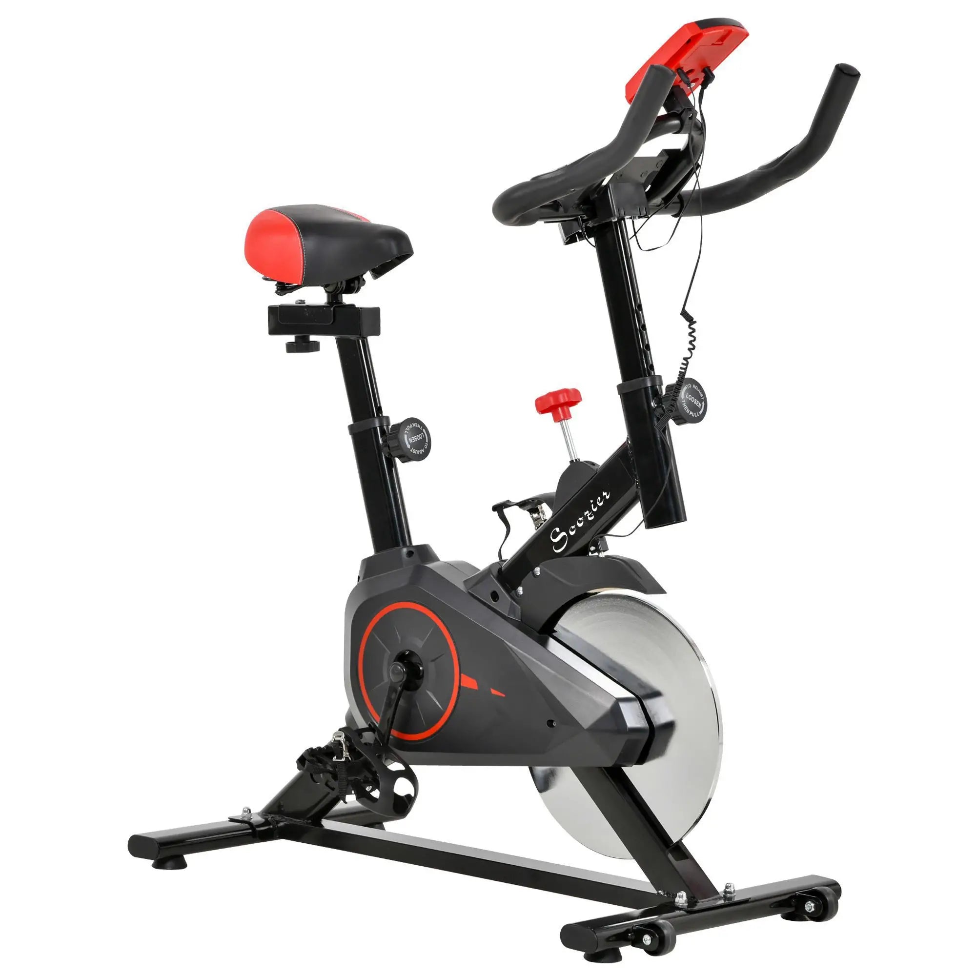 Upright Exercise Bike, Magnetic Resistance, LCD Display, Adjustable Exercise & Stationary Bikes at Gallery Canada