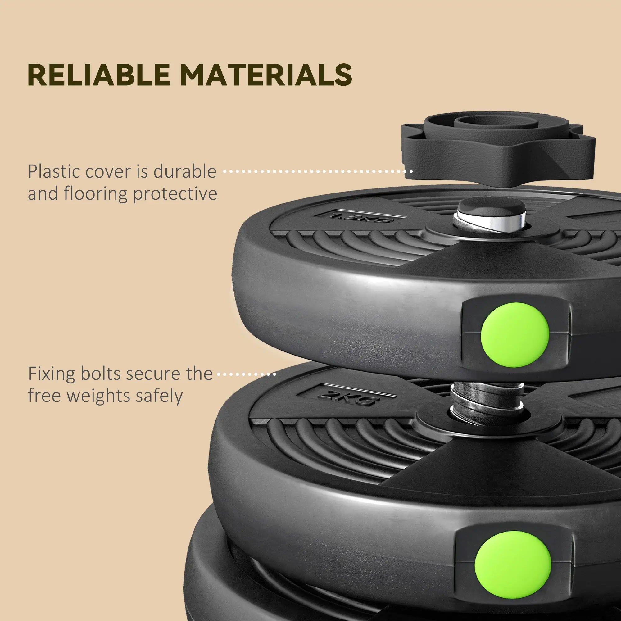 66LBS Adjustable Barbell Dumbbells Set, Non-Slip Handles, Home Gym Dumbbells & Barbells at Gallery Canada