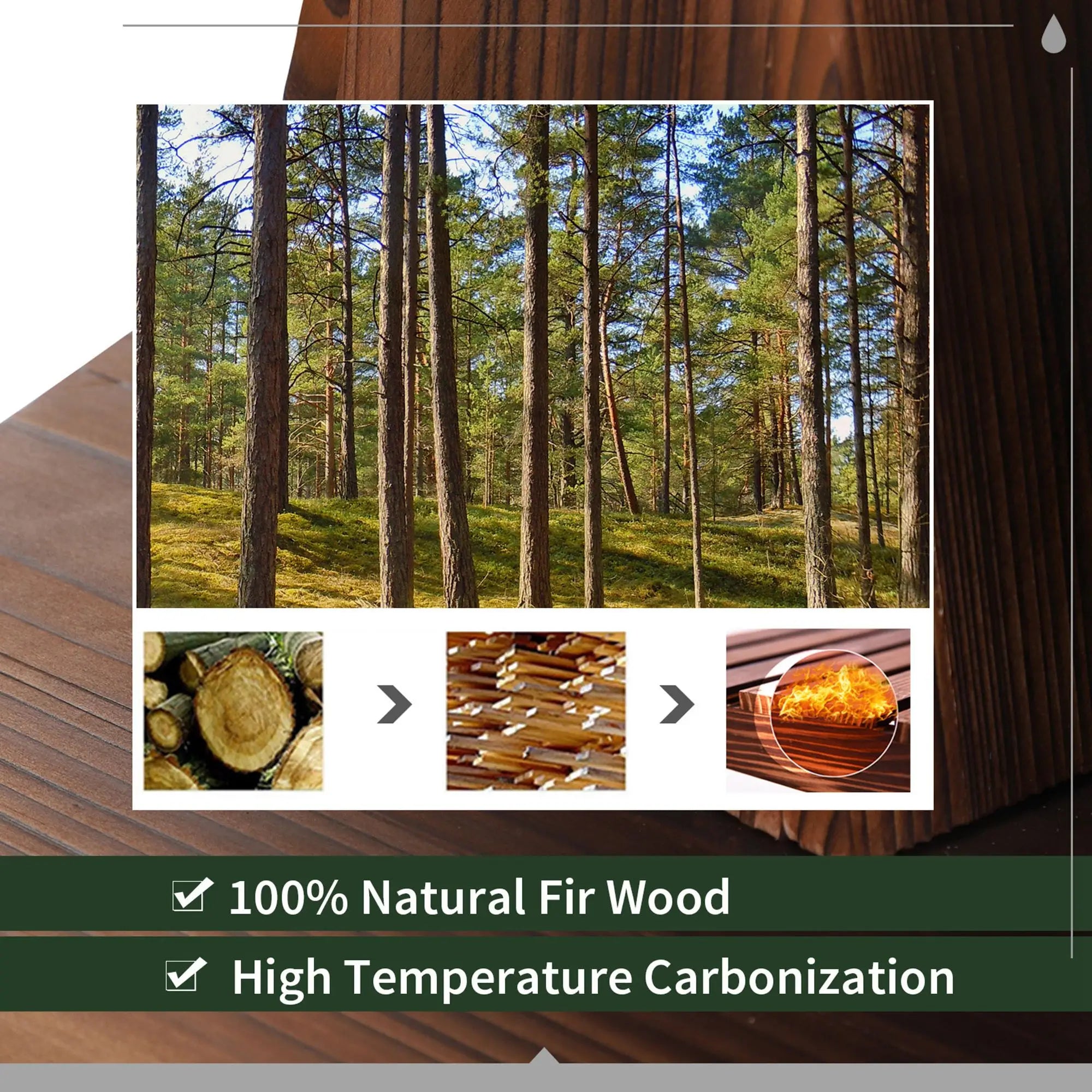 2-Tier Wooden Barrel Water Fountain, Electric Pump, Outdoor Indoor Decor Water Fountains at Gallery Canada