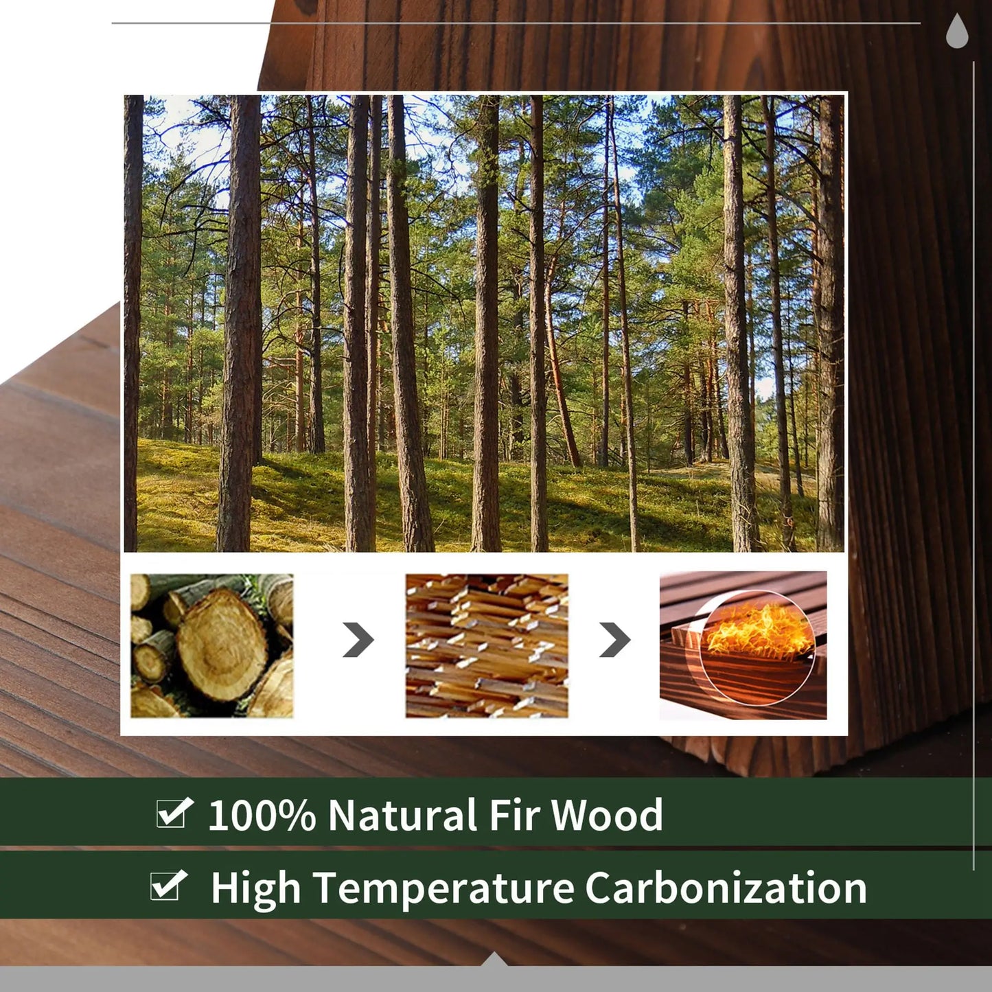 2-Tier Wooden Barrel Water Fountain, Electric Pump, Outdoor Indoor Decor Water Fountains at Gallery Canada