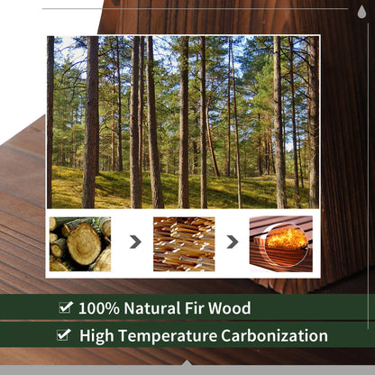 2-Tier Wooden Barrel Water Fountain, Electric Pump, Outdoor Indoor Decor Water Fountains at Gallery Canada