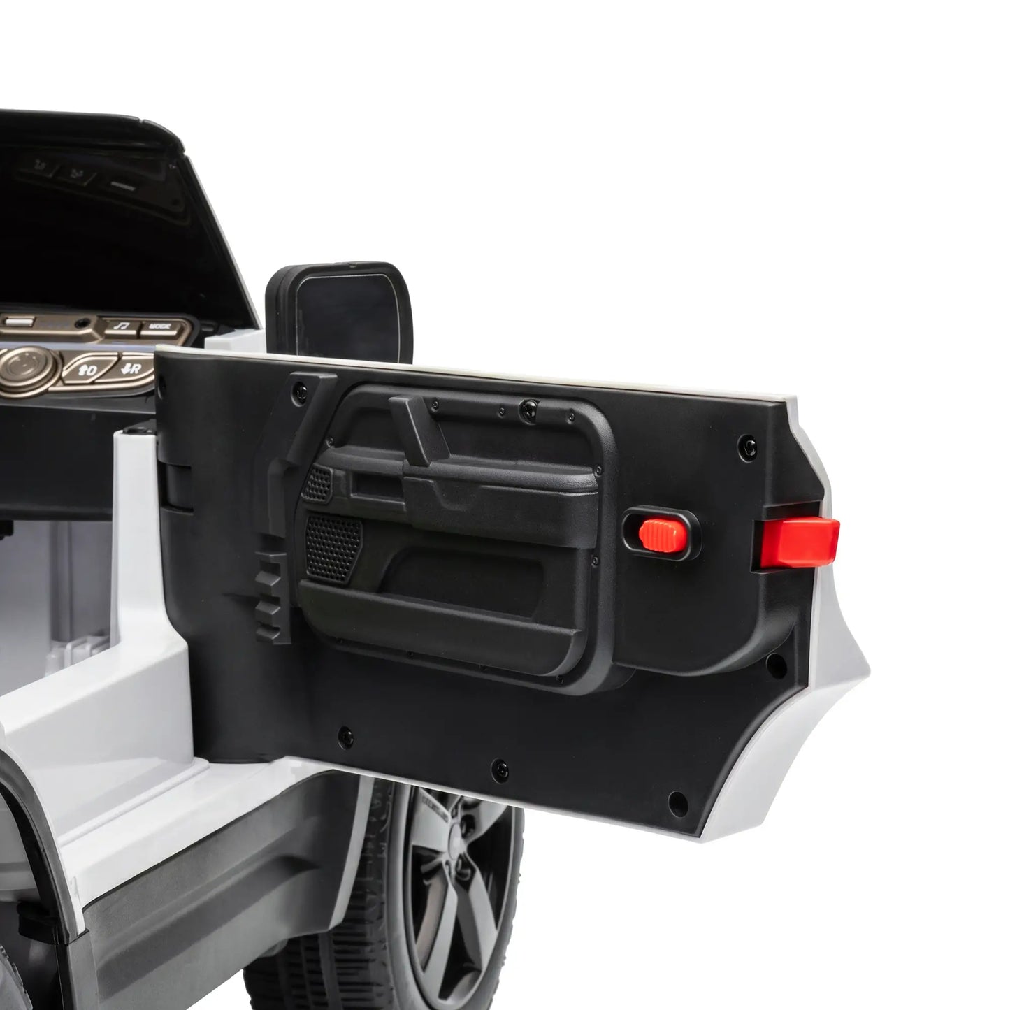 12V Licensed Land Rover Ride-On Car, Remote, White