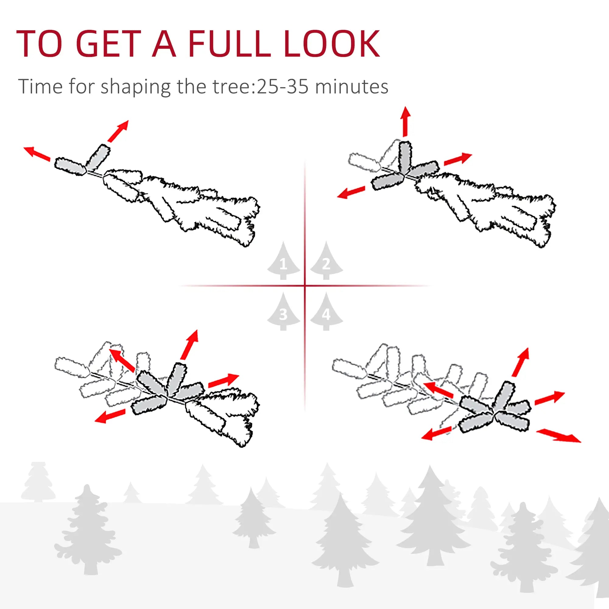 9 Feet Prelit Snow Flocked Pencil Christmas Tree, Warm White LED, Green Pre Lit Christmas Trees at Gallery Canada