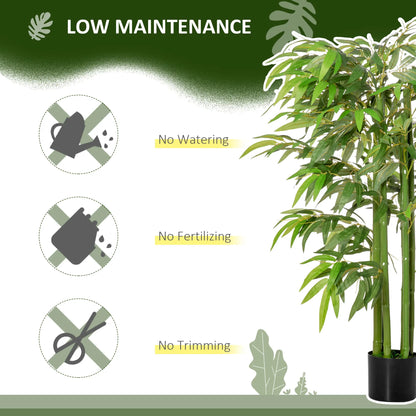 4.5FT Artificial Bamboo Tree, Faux Plant in Nursery Pot, Indoor Decor Artificial Trees at Gallery Canada