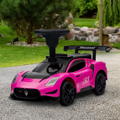 Maserati GT2 Baby Sliding Car, Storage Music Horn, 18-60 Months, Pink Push Cars for Toddlers at Gallery Canada