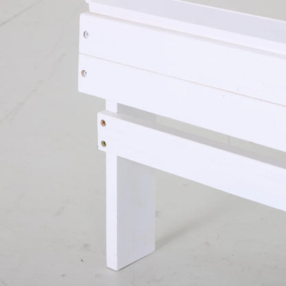 Classic Adirondack Chair, Garden Deck Chair with Cup Holder, White Patio Chairs at Gallery Canada