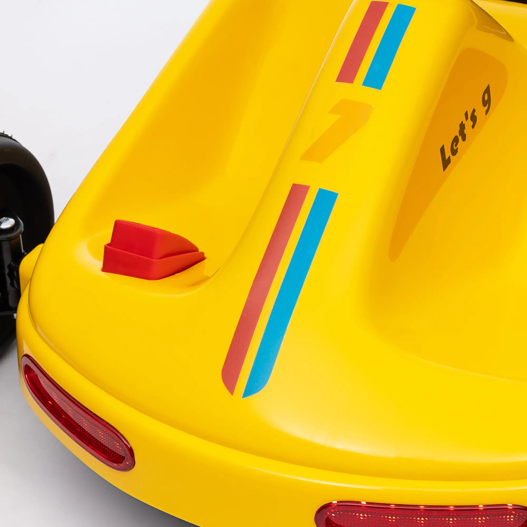 6V Electric Go Kart for Kids, with Music Light Horn, Yellow Electric Ride On Toys at Gallery Canada