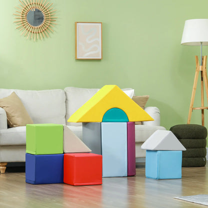 11 Piece Soft Play Blocks Kids Climb and Crawl Gym Toy Foam Building Light Colour Kids Gym & Playmats at Gallery Canada