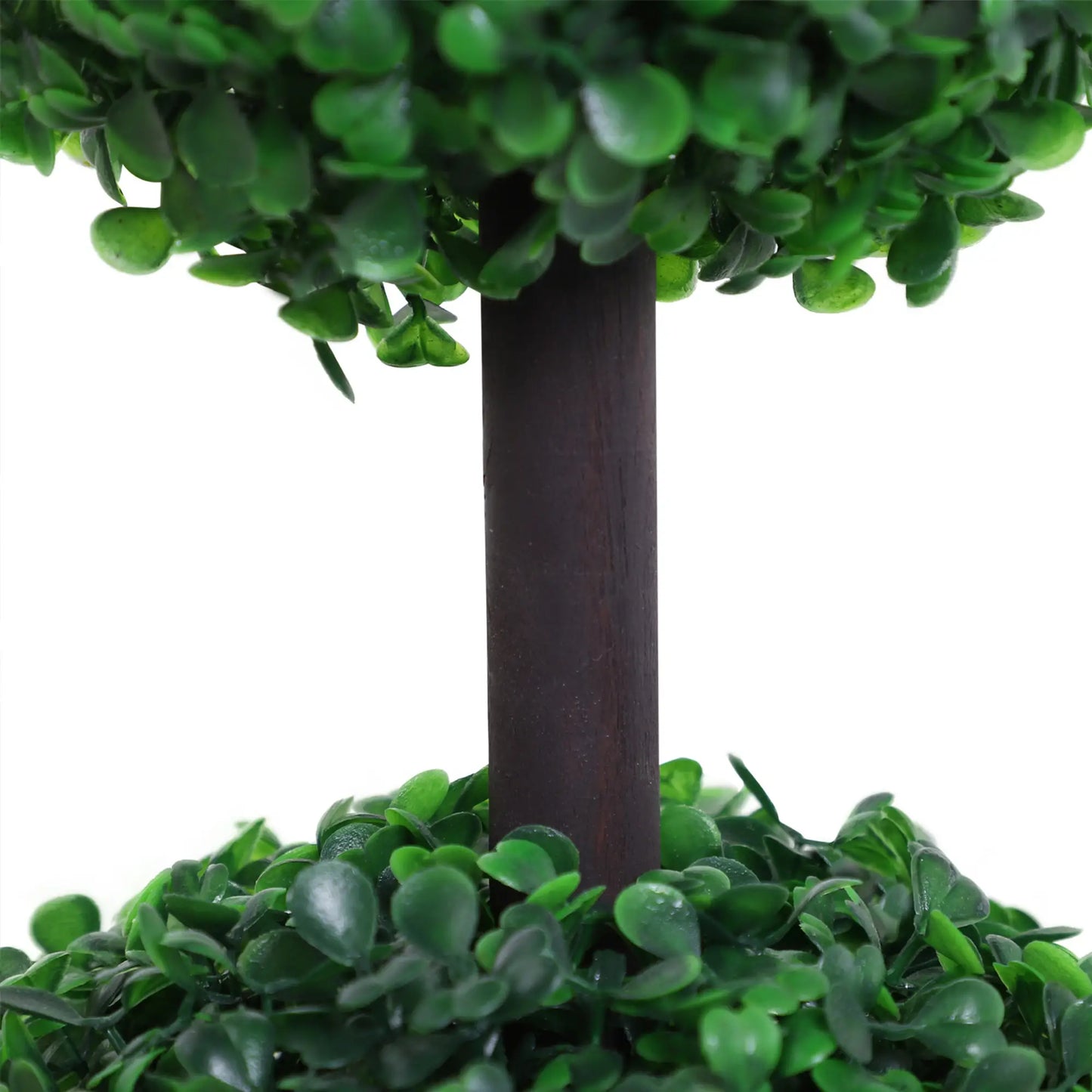 Artificial Ball Boxwood Topiary Trees, 44.1", Fake Plants In Pots, Dark Green Artificial Trees at Gallery Canada
