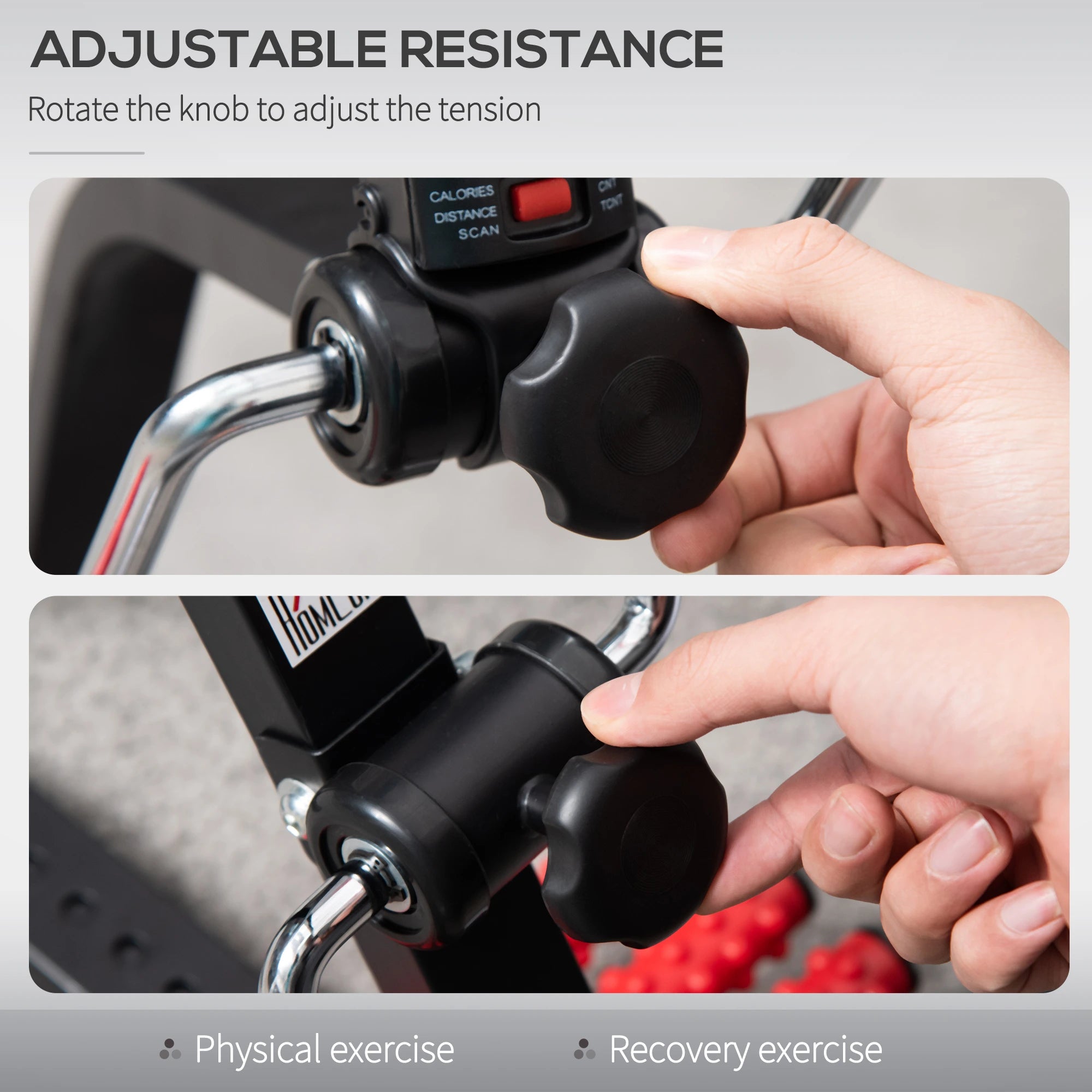 Pedal Exerciser, Arm Leg Exercise Machine, Adjustable, LCD Display Exercise & Stationary Bikes at Gallery Canada