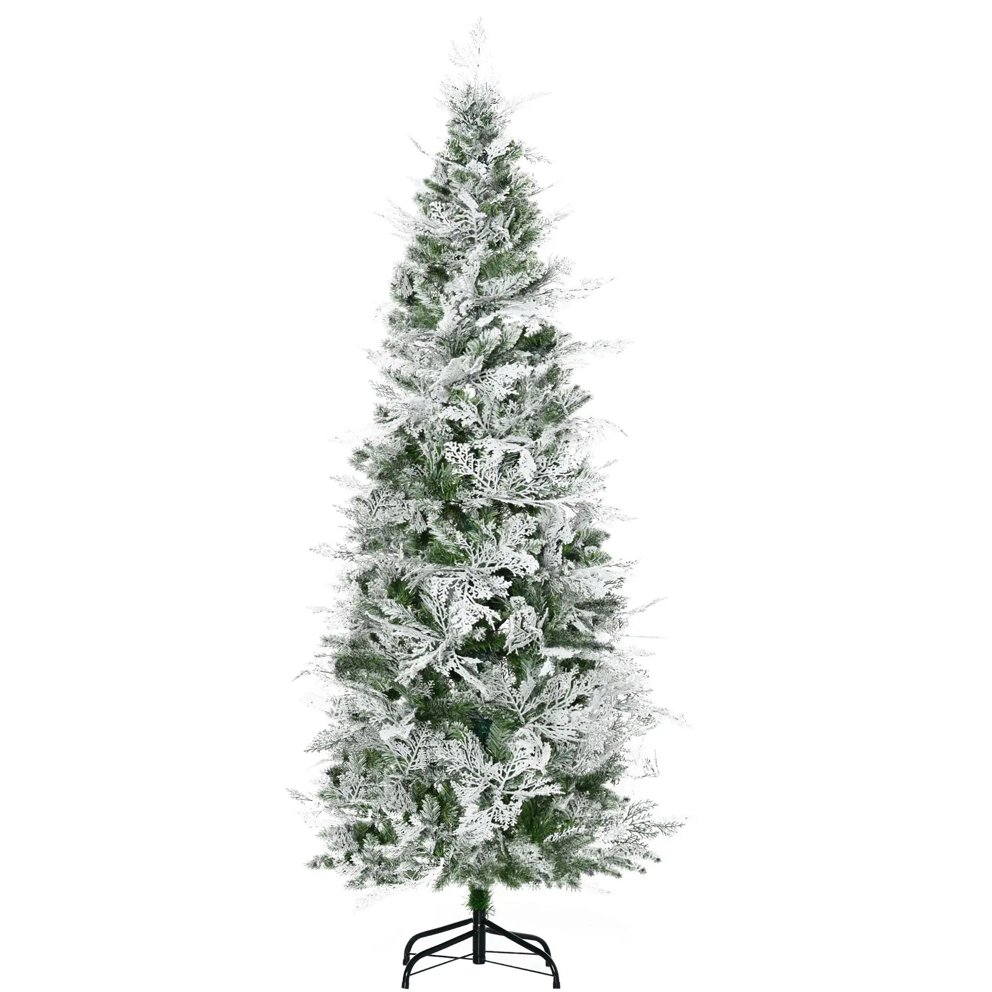 6 Feet Artificial Christmas Tree, 517 Cypress Branches, Auto Open, Green Pencil Christmas Trees at Gallery Canada