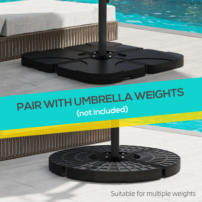 Universal Cross Brace Stand, Small Offset Or Large Market Umbrella, Black Umbrella Bases at Gallery Canada
