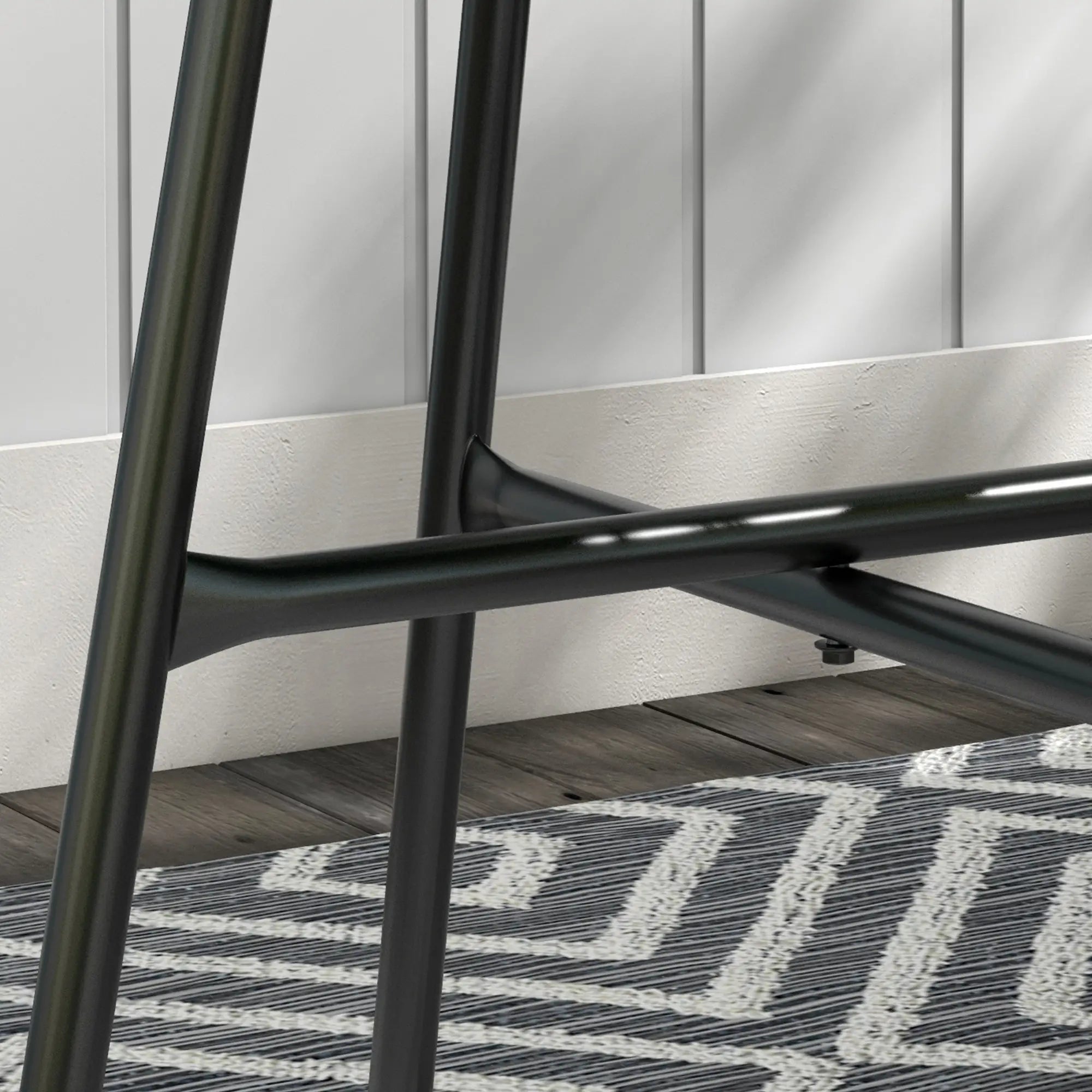 Round Rattan Side Table, With Tempered Glass Top, Cream White Patio Side Tables at Gallery Canada